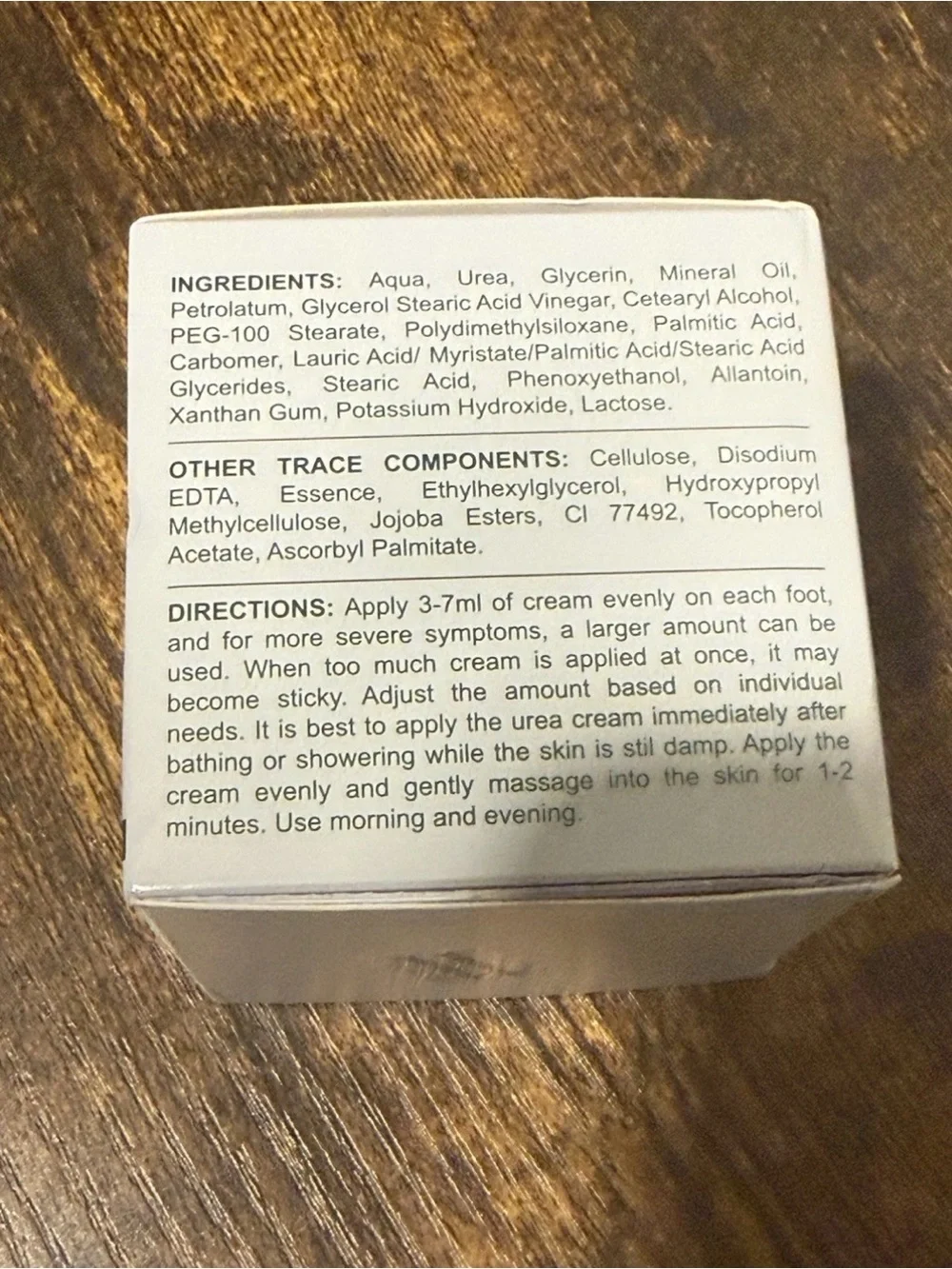 42% Urea Cream - White Nourishing Hand & Foot Cream